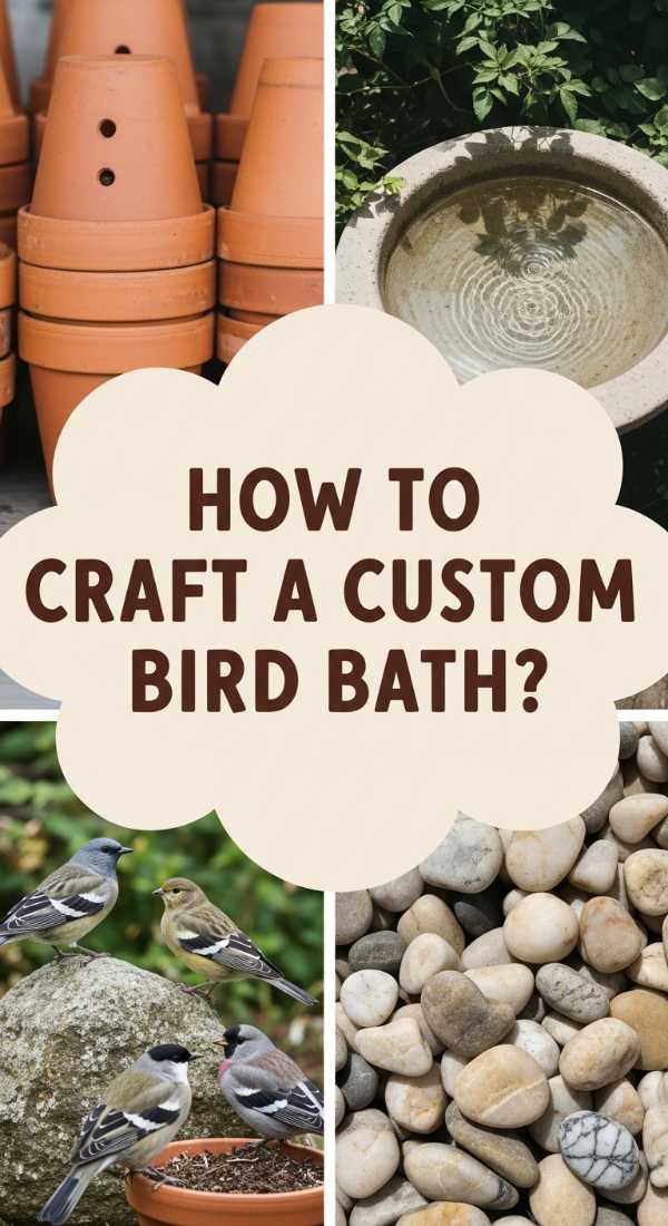 How To Craft A Custom Bird Bath For A Peaceful Garden Sanctuary 69f08204d77bd