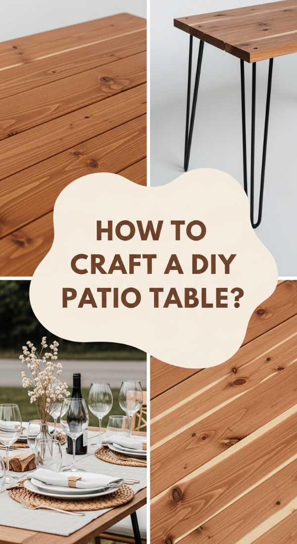 How To Craft A Diy Patio Table For Cozy Outdoor Dining 69edfc02d200f