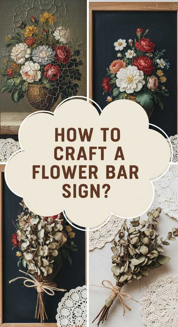 How To Craft A Flower Bar Sign For Vintage Appeal 69f08045981bf