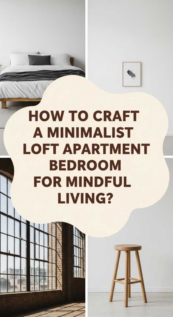 How To Craft A Minimalist Loft Apartment Bedroom For Mindful Living 69edf96e34ef5