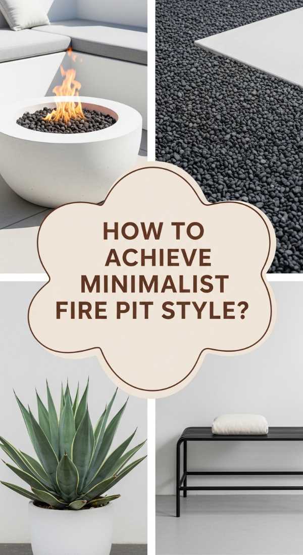 How To Craft A Modern Outdoor Fire Pit For A Minimalist Aesthetic 69f081ff08130