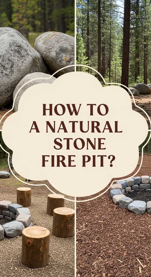 How To Craft A Natural Stone Fire Pit For A Wild Woodsy Aesthetic 69f07efc90947