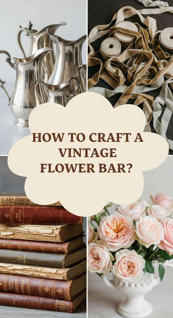 How To Craft A Vintage Flower Bar With Timeless Charm 69f08062422f3