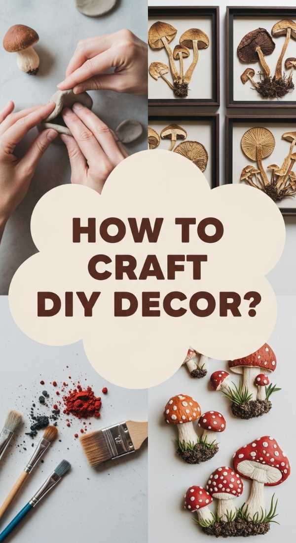 How To Craft Diy Mushroom Decor For Artisanal Accents 69ecb07d84c09