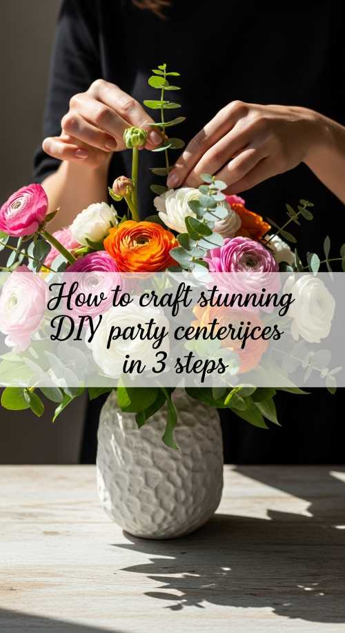 How to Craft DIY Party Centerpieces in 3 Steps