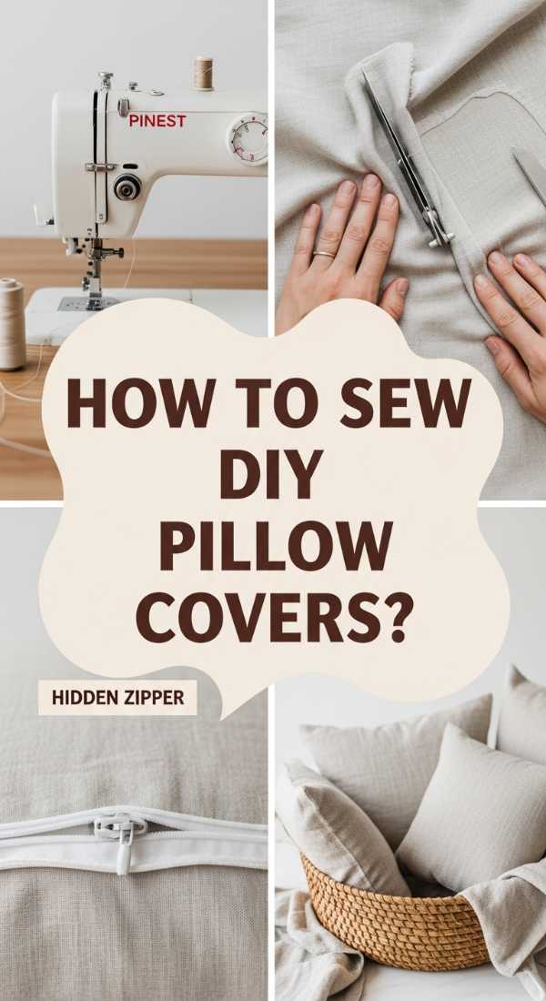 How To Craft Diy Pillow Covers For A Custom Home Makeover 69ecb05aaceec