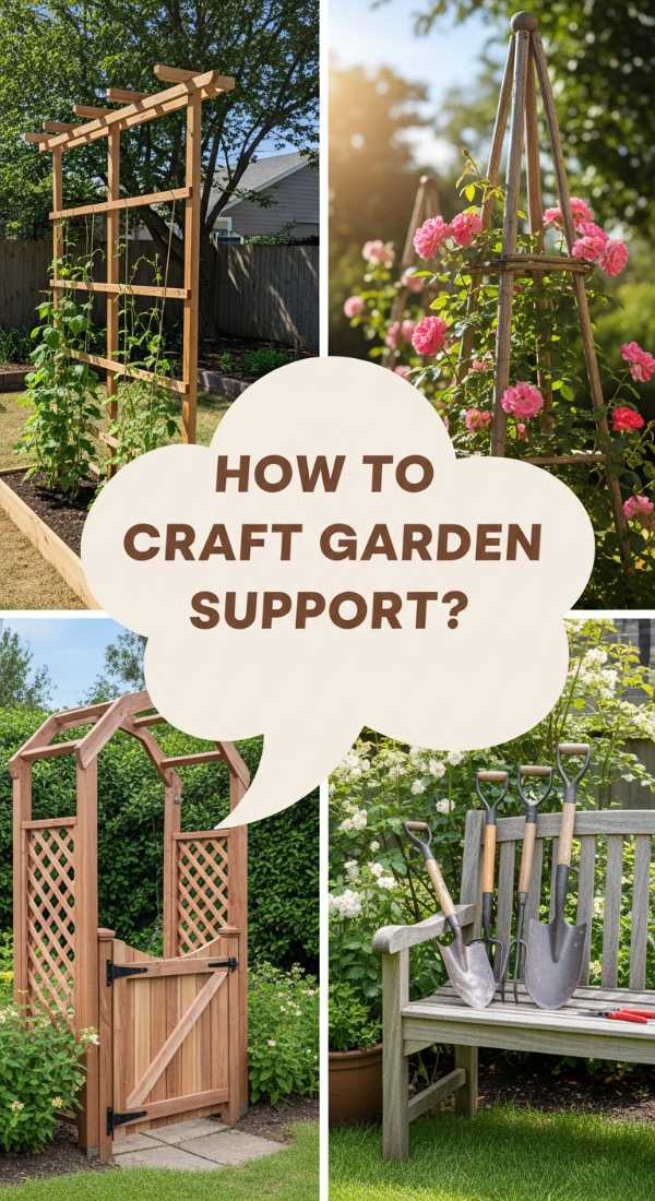 How To Craft Garden Support For Vertical Climbing Blooms 69ef12307b78e