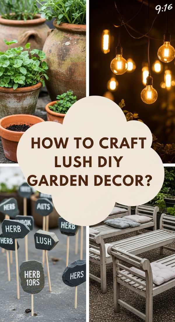 How To Craft Lush Diy Garden Decor For Natural Harmony 69e5ffa57225b