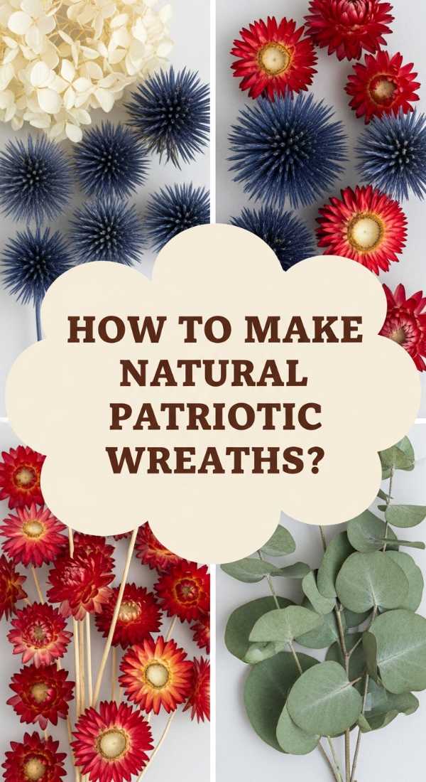 How To Craft Patriotic Wreaths For The Front Door Using Natural Elements 69e9fc801e02d