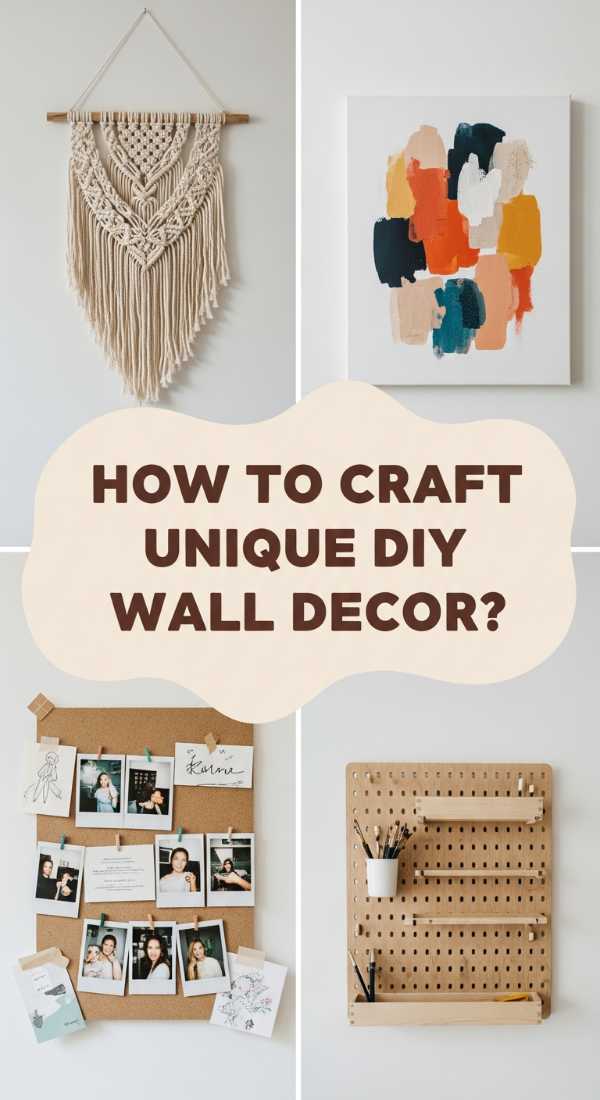 How To Craft Personal Diy Wall Decor For A Unique Touch 69e324345e566