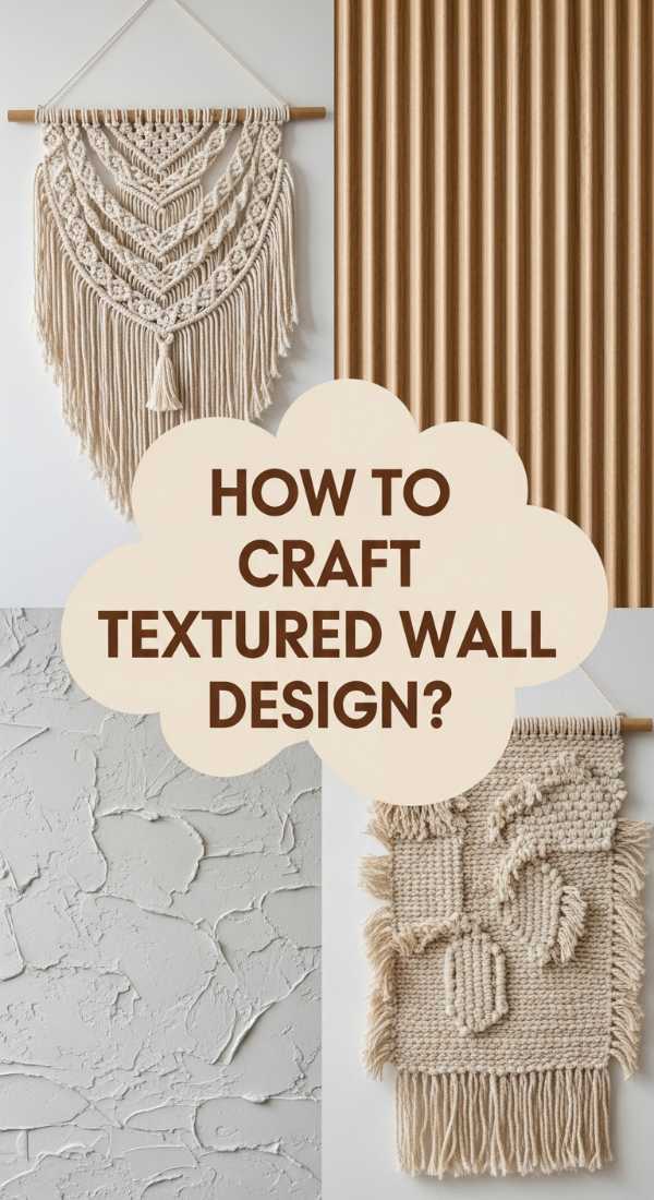 How To Craft Textured Wall Design For Organic Living 69eb410ce1dd2
