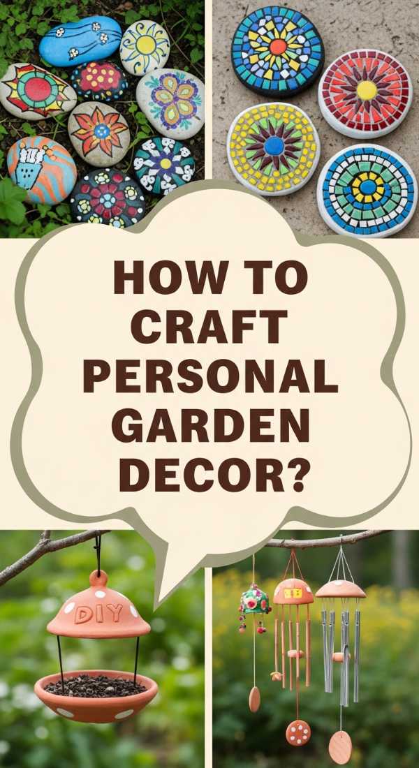 How To Craft Unique Diy Garden Decor For A Personal Outdoor Sanctuary 69df1e7fd3442