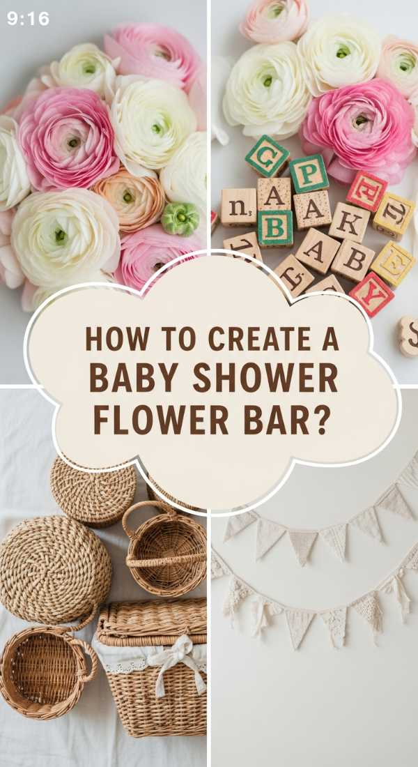 How To Create A Baby Shower Flower Bar For The Sweetest Arrival 69f08060756d9