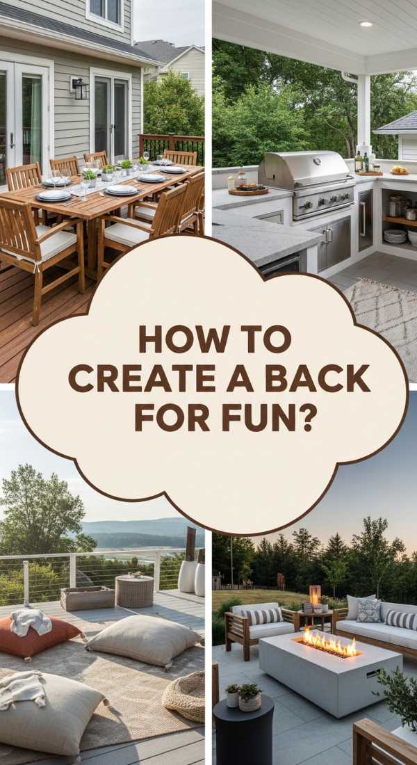 How to Create a Back Deck for Fun Family Gatherings