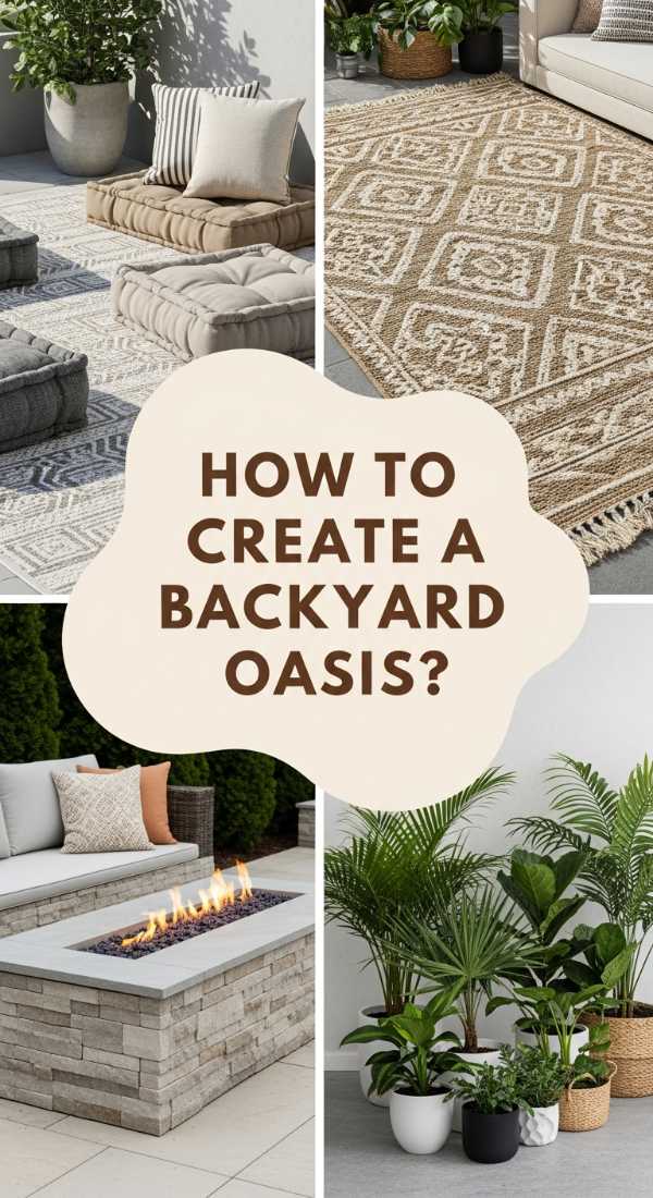 How To Create A Backyard Oasis For Relaxing Weekend Gatherings 69eb42cfe5c00
