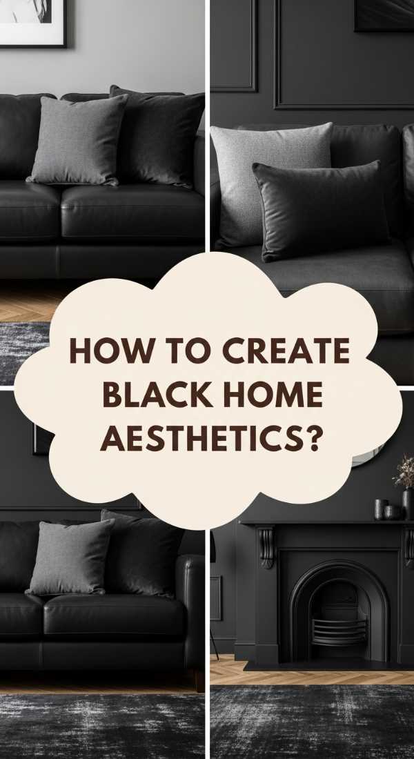 How To Create A Black Home Decor Aesthetic For A Dramatic Living Room 69e4be056bbd0