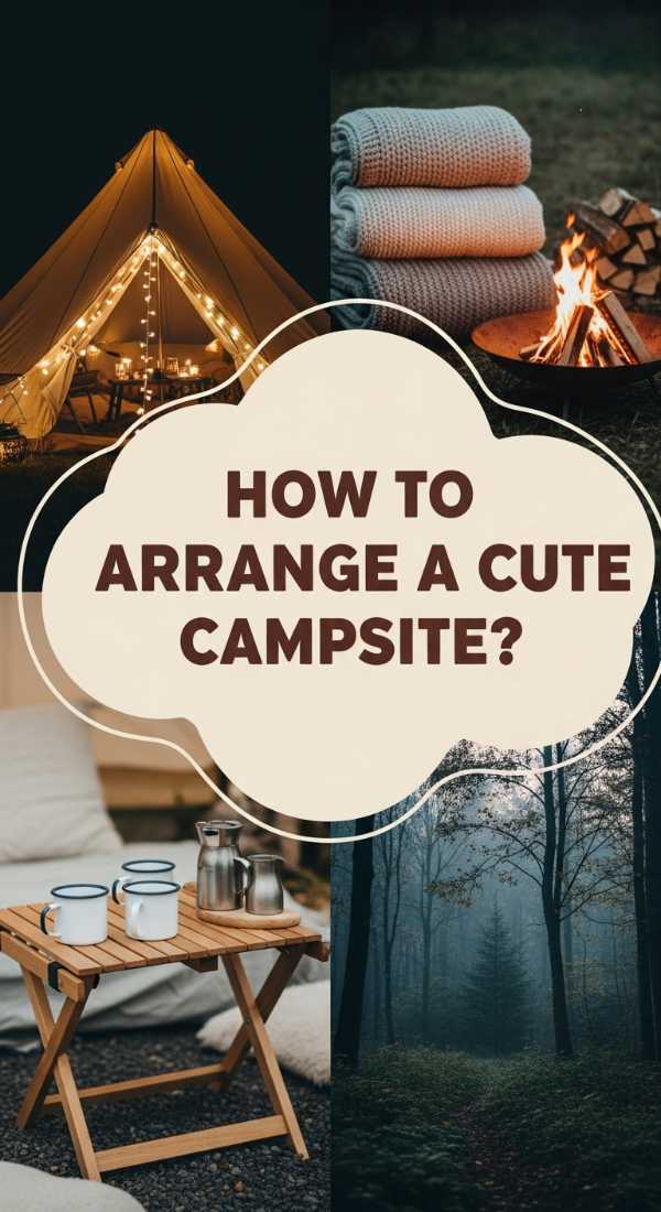 How To Create A Cute Campsite Setup For A Cozy Outdoor Retreat 69e5ffa7b7f41