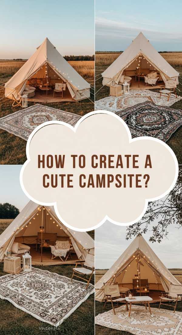 How To Create A Cute Campsite Setup For A Cozy Outdoor Retreat 69e7245b5c489