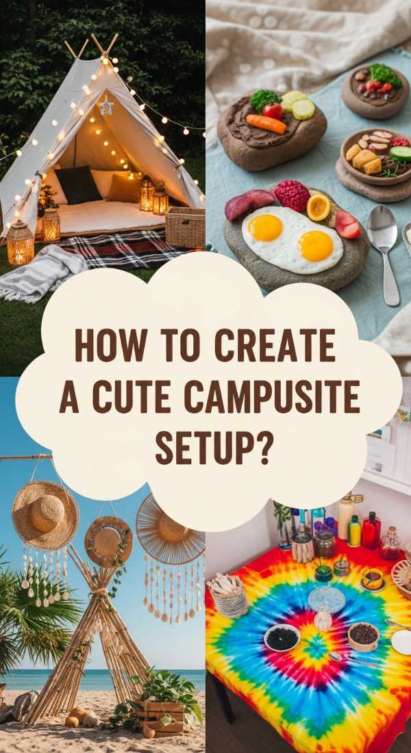 How To Create A Cute Campsite Setup For A Cozy Outdoor Retreat 69f08227b85ea