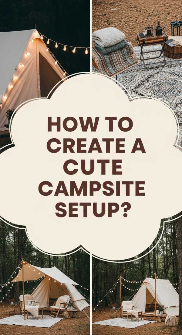 How To Create A Cute Campsite Setup For The Ultimate Glamping Experience 69f238b79e0c0