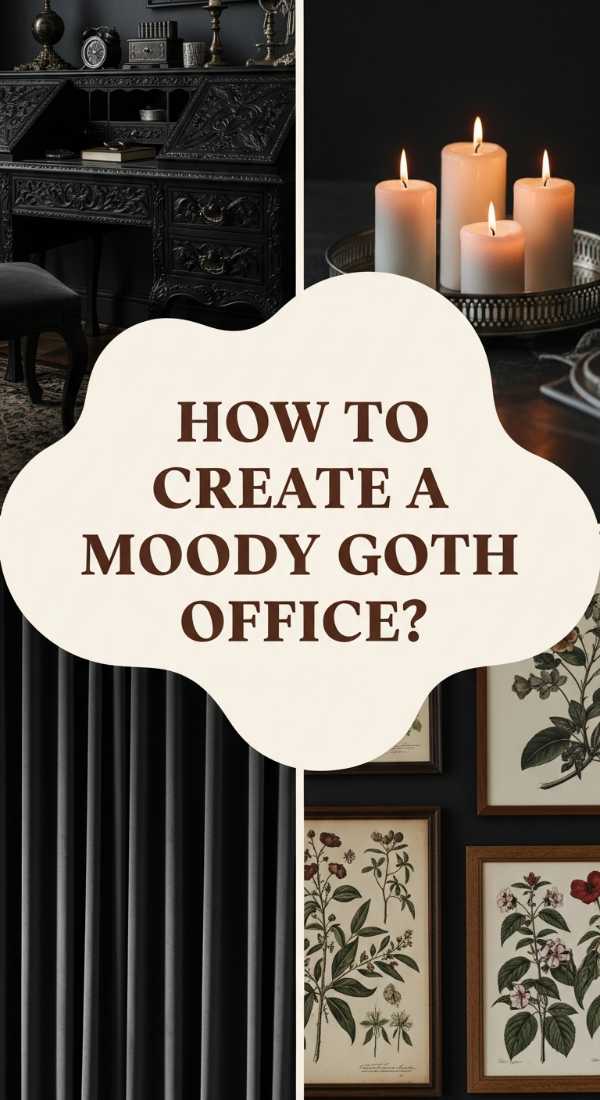 How To Create A Dark Office Goth Sanctuary For Moody Vibes 69e72453d2103