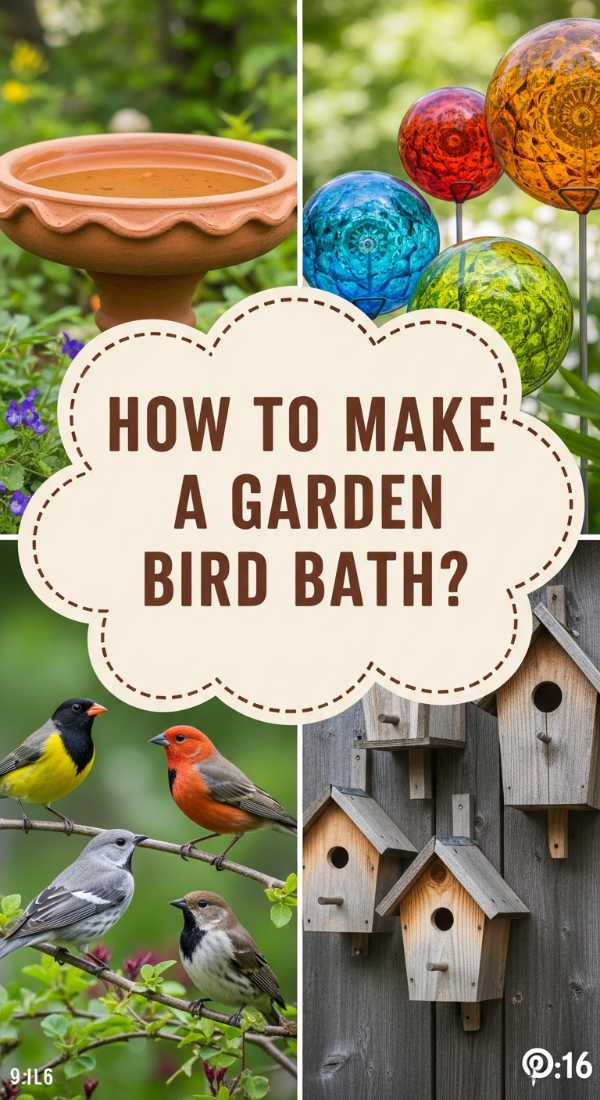 How To Create A Diy Bird Bath For A Charming Garden Habitat 69ef1738711b2