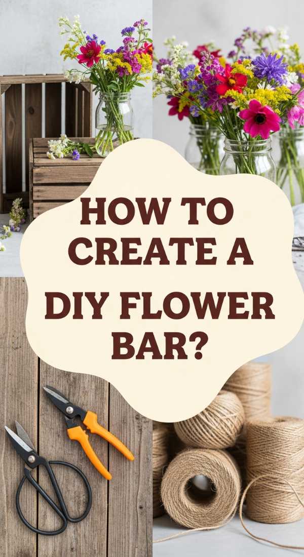 How To Create A Diy Flower Bar For A Whimsical Garden Party 69f080359a642