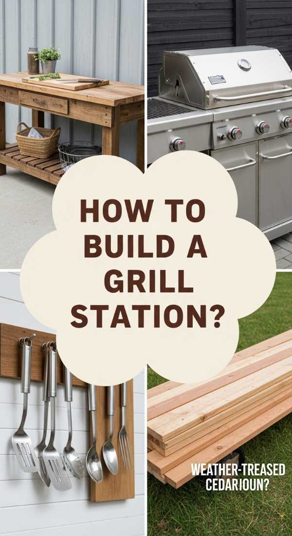How to Create a DIY Grill Station for Affordable Outdoor Entertaining