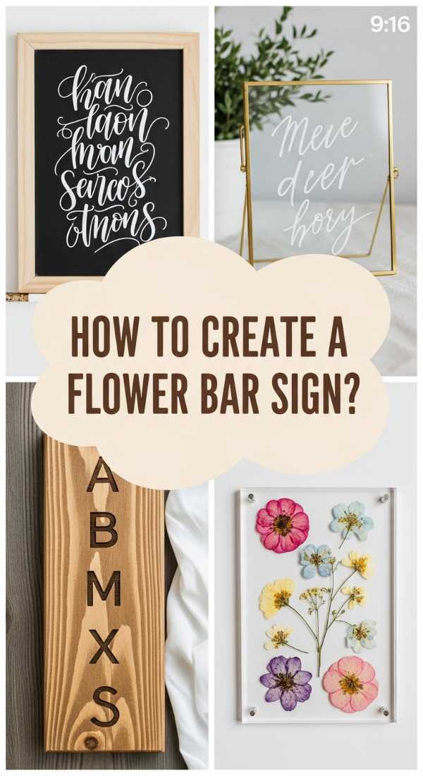 How To Create A Flower Bar Sign For Every Aesthetic 69f0805c5477d