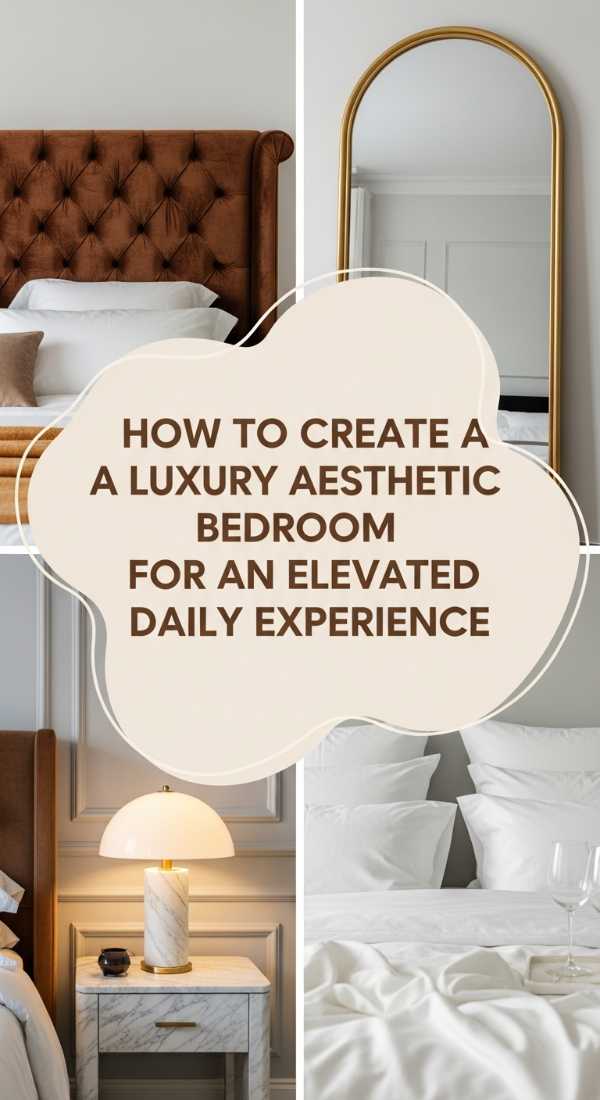 How To Create A Luxury Aesthetic Bedroom For An Elevated Daily Experience 69e3243bd569d