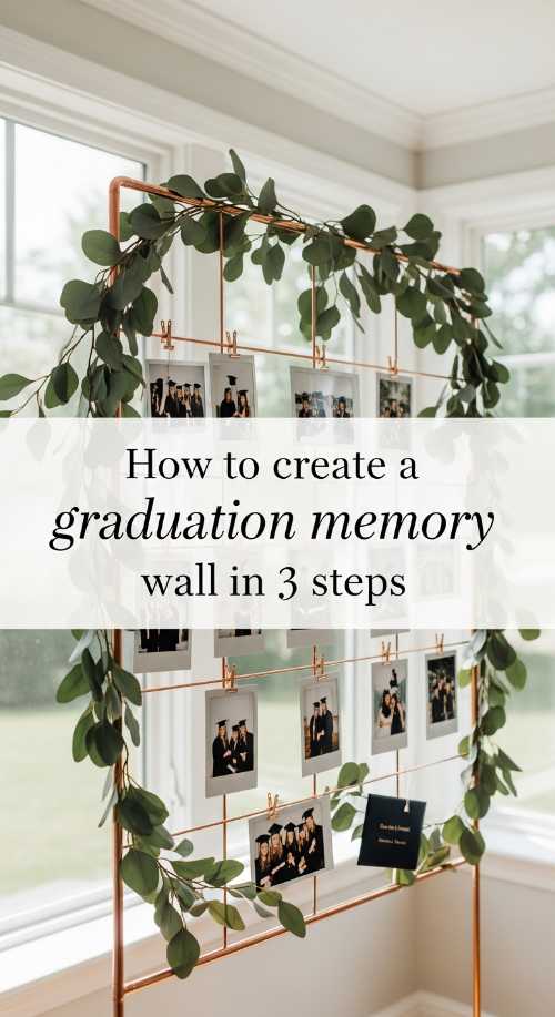 How to Create a Meaningful Graduation Memory Wall