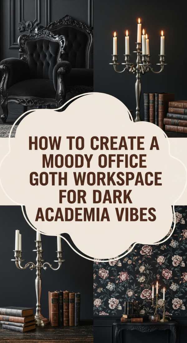 How To Create A Moody Office Goth Workspace For Dark Academia Vibes 69e9fb1fd3817
