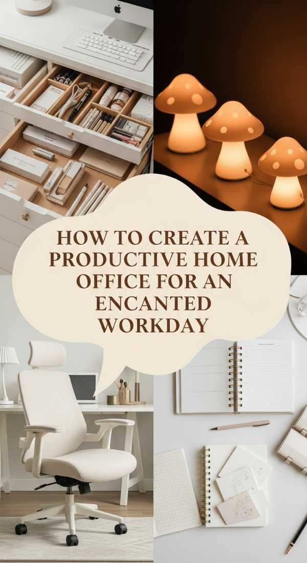 How To Create A Productive Home Office For An Enchanted Workday 69ecb07b2b927