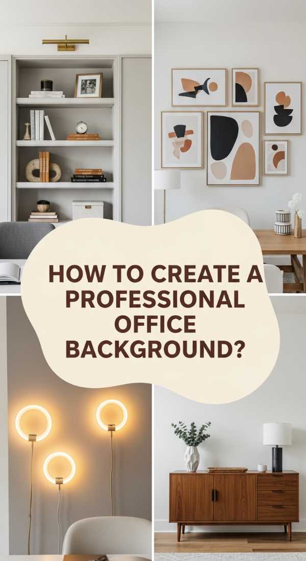 How To Create A Professional Office Background For Perfect Video Calls 69df1b606df00