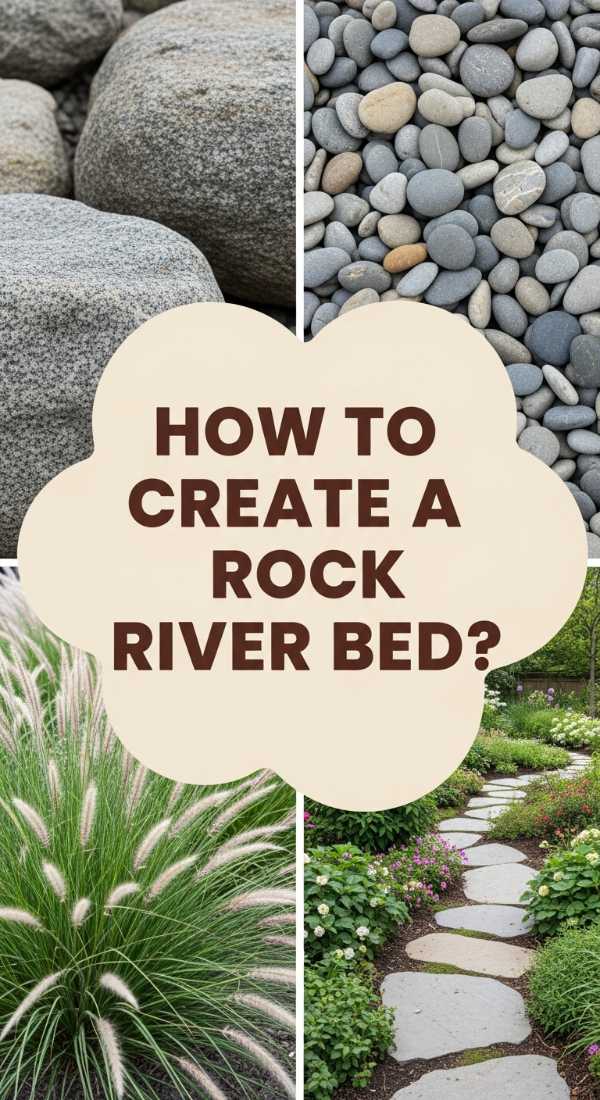 How To Create A Rock River Bed For Better Garden Drainage 69edfdc83f822