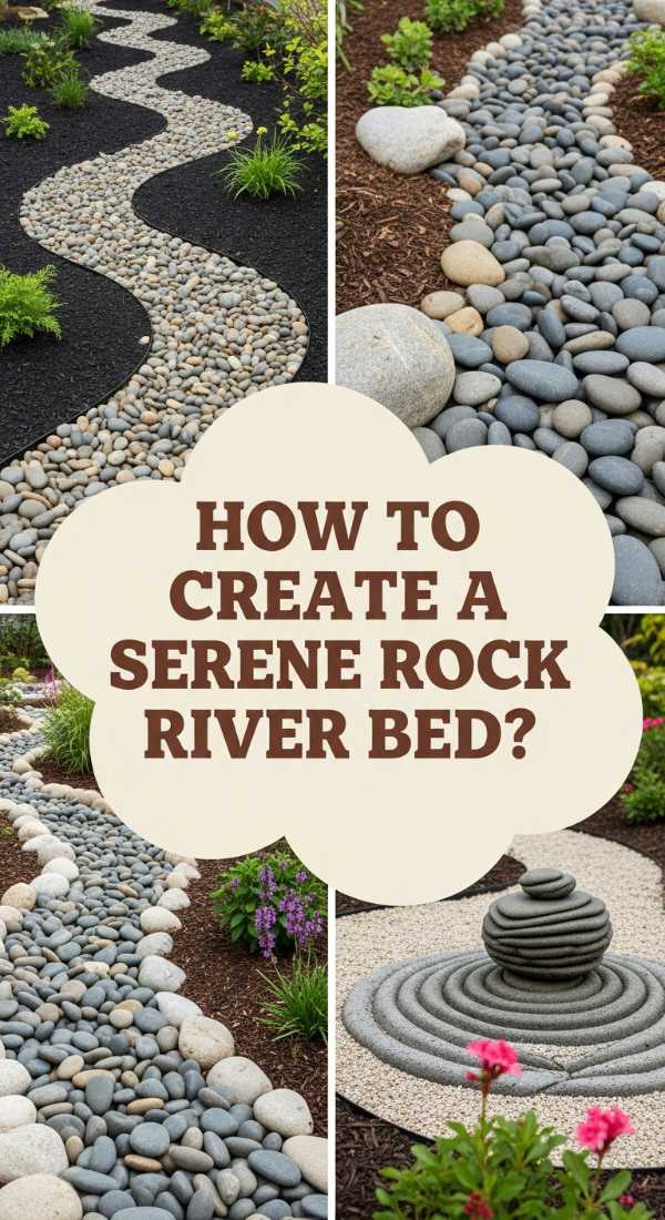 How To Create A Serene Rock River Bed For Natural Garden Flow 69ef173e7b7d6