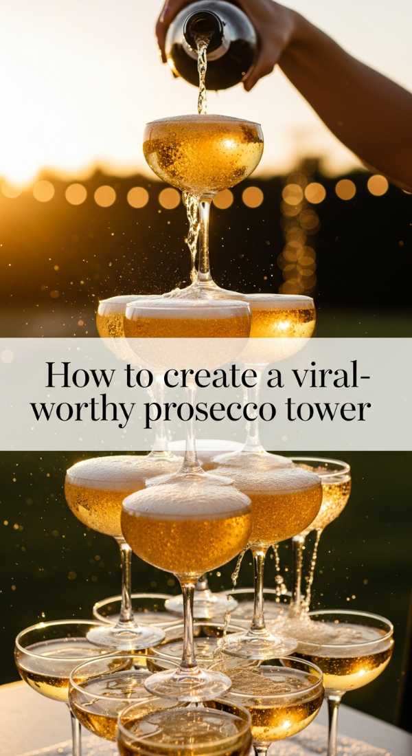 How To Create A Viral Worthy Prosecco Tower 69e327447af1b