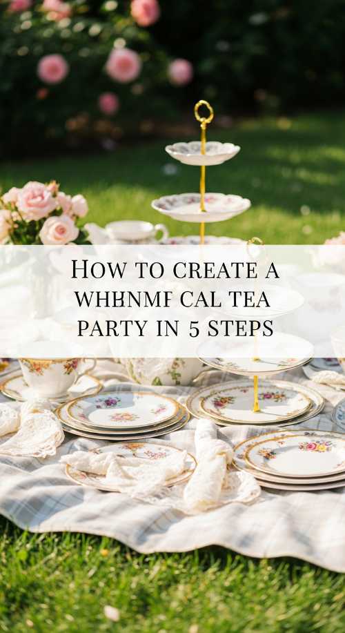 How to Create a Whimsical Tea Party in 5 Easy Steps