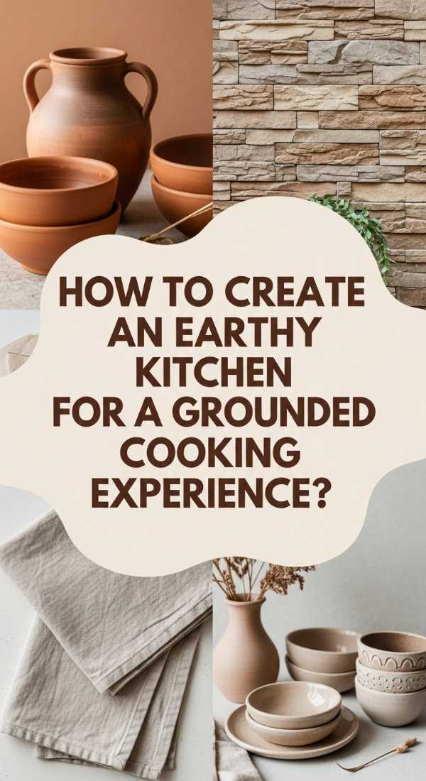 How To Create An Earthy Kitchen For A Grounded Cooking Experience 69eb42d245938