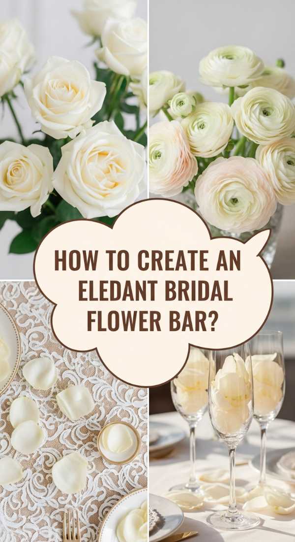 How To Create An Elegant Flower Bar For The Perfect Bridal Shower 69f0820ac1a99