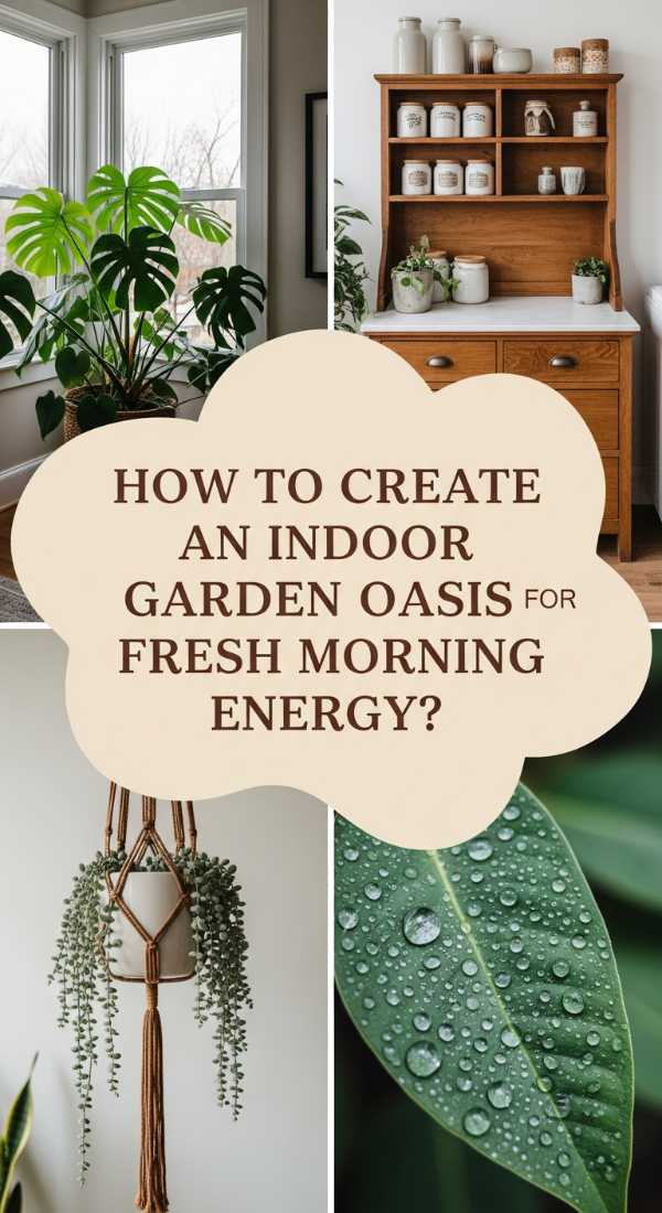 How To Create An Indoor Garden Oasis For Fresh Morning Energy 69eb410ea30ef