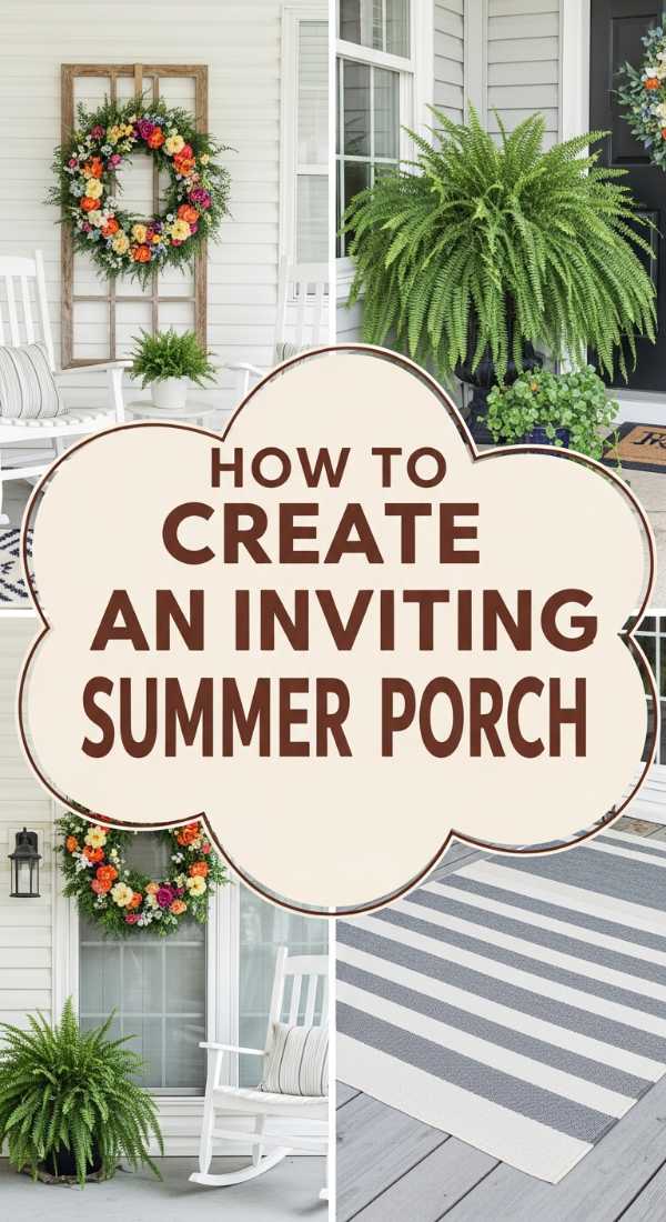 How to Create an Inviting Summer Front Porch for Maximum Curb Appeal