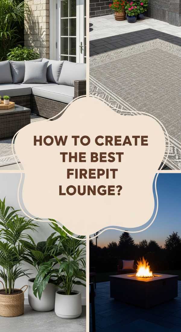 How To Create Backyard Fire Pit Ideas Lounge Areas For Relaxation 69f081fb50e77