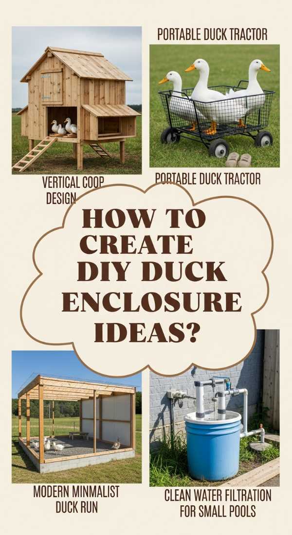 How To Create Diy Duck Enclosure Ideas For Small Backyard Spaces 69ef13b08c323