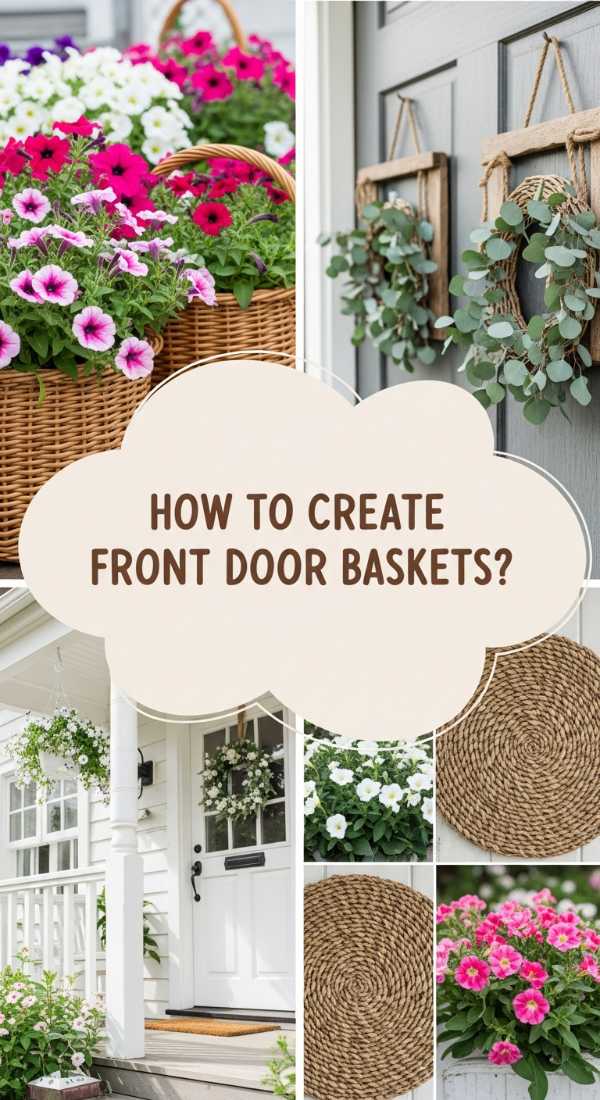 How To Create Front Door Baskets For A Welcoming Home Entrance 69df1db396cb6