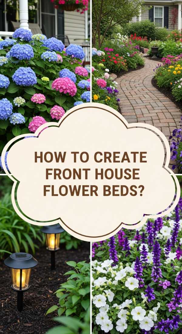How To Create Front House Flower Beds For A Welcoming Entrance 69ecaed95900b