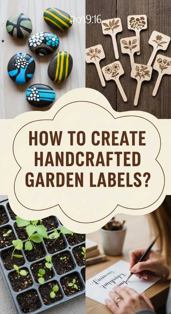 How To Create Handcrafted Garden Labels For An Organized Backyard 69dde91206533