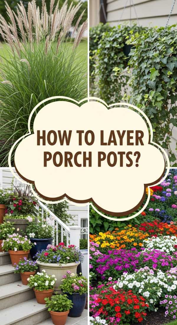 How To Create Layered Front Porch Flower Pots For A Statement Look 69ecad077aee1