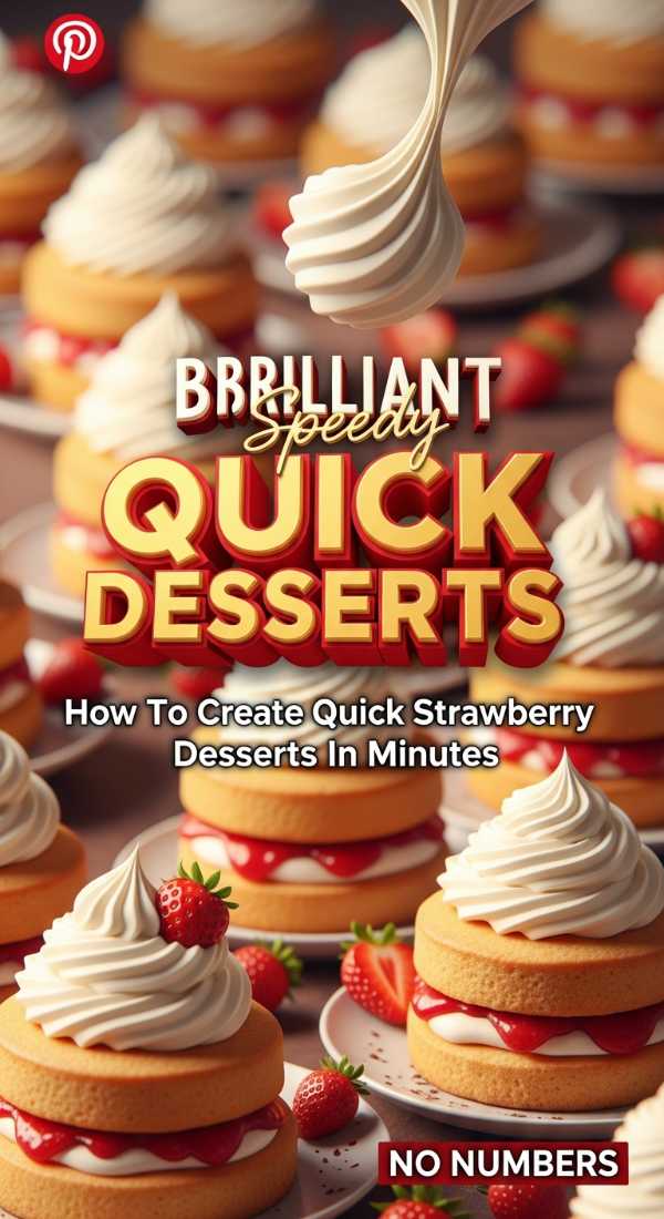 How To Create Quick Strawberry Desserts In Minutes 69e86443e5844