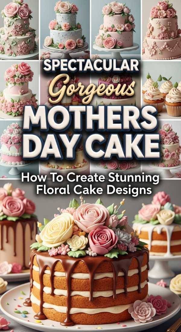 How To Create Stunning Floral Mothers Day Cake Designs 69e9b9c4e91ae